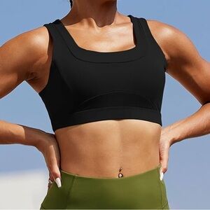 Women's Black Sports Bra
